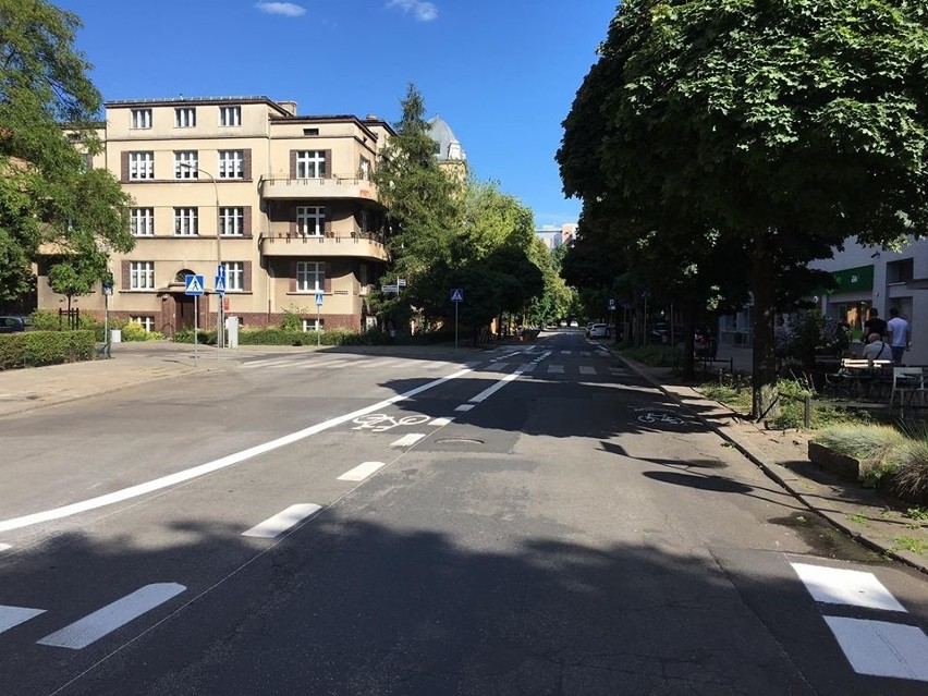 Na ul. Sienkiewicza rowerzyści otrzymają dwukierunkową drogę