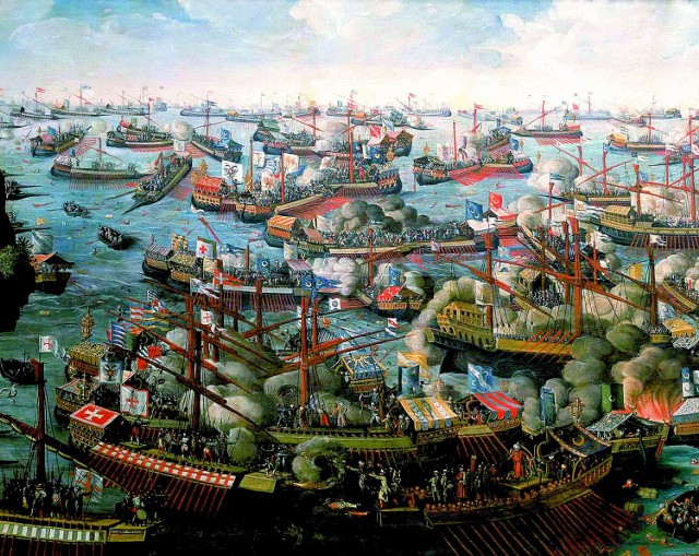 Symbolem kilkuwiekowych zmagań Europy z Imperium Osmańskim na Morzu Śródziemnym jest bitwa pod Lepanto z 1571 r.