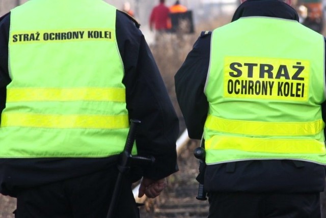 Patrol Straży Ochrony Kolei złapał mężczyzn jak ładowali do samochodu blachy pochodzące z rozbiórki wagonów.