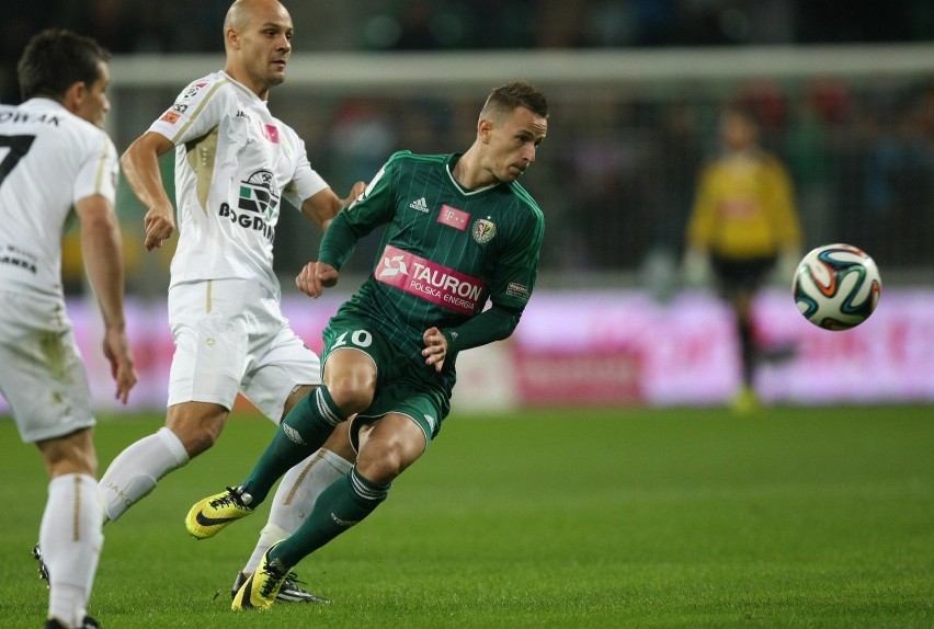 Śląsk - Górnik Łęczna 2:1. Gol w doliczonym czasie gry. WKS wiceliderem! (ZDJĘCIA)