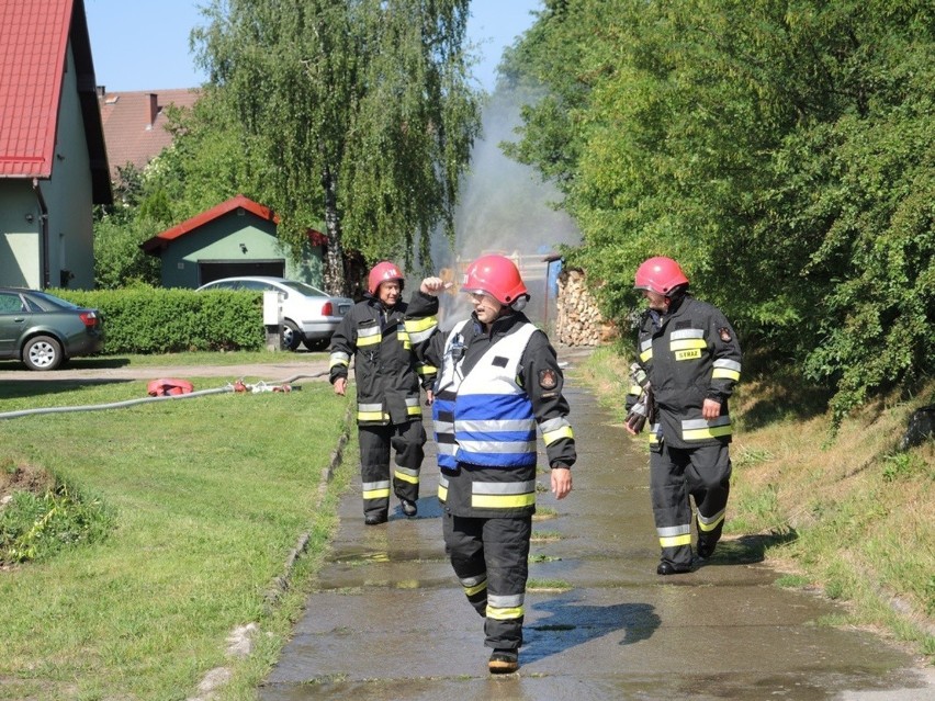 Uszkodzony gazociąg w Miastku