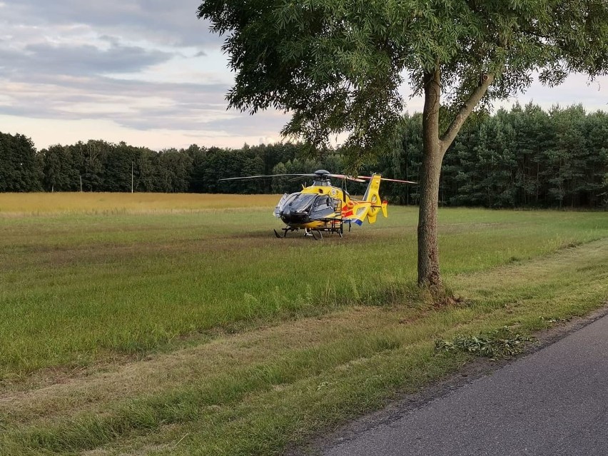 Śmiertelny wypadek motocyklisty w  Majaczewicach koło Sieradza. Nie żyje 52-letni motocyklista