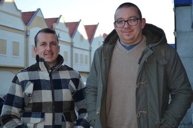 Tomasz Stolarek (z lewej) i Daniel Gródecki, organizatorzy akcji