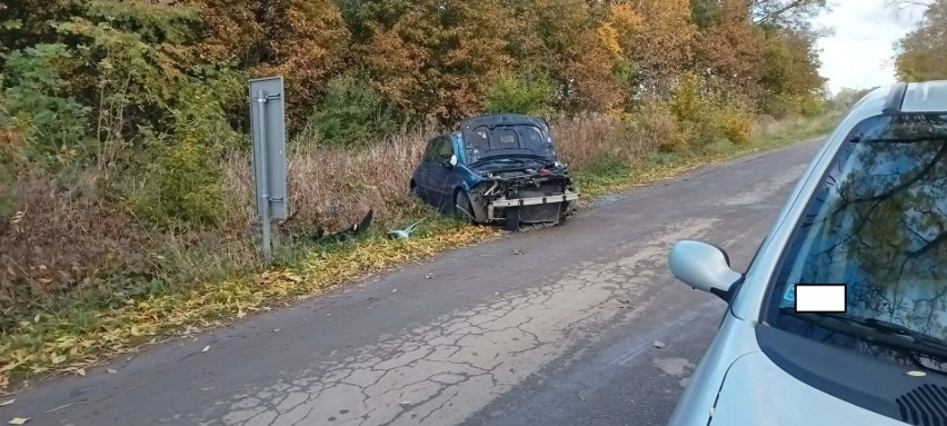 Wypadek w okolicy Łojewa. Auto uderzyło w drzewo. Kobieta w...