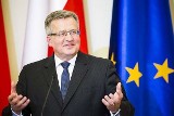 Prezydent Bronisław Komorowski dzisiaj w Łebie