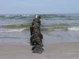 W Kołobrzegu umacniają brzeg morski