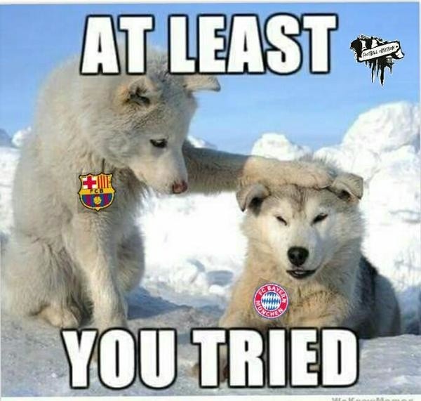 Memy po rewanżu Bayern - Barcelona