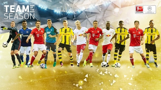 Najlepsza jedenastka Bundesligi w sezonie 2016/17