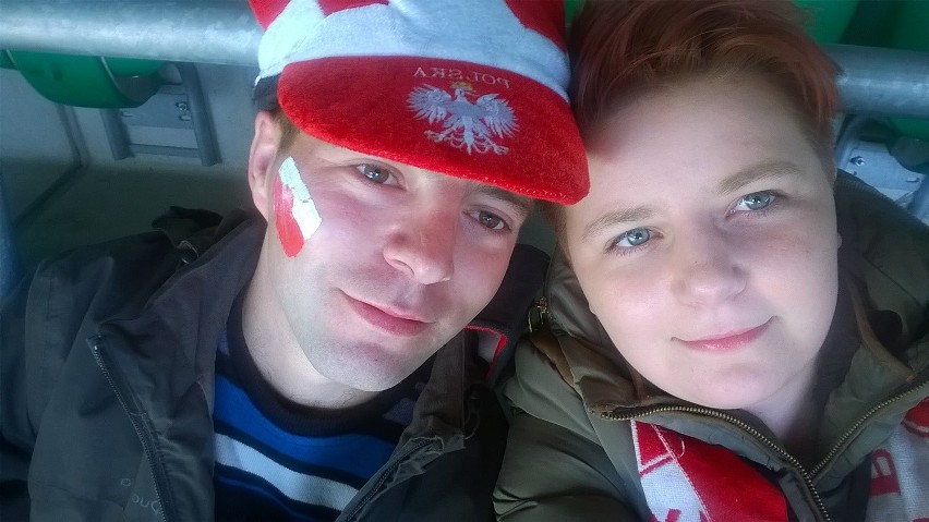 Selfie z meczu Polska - Finlandia
