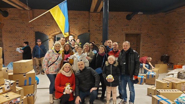 Zbiórka darów organizowana przez mieszkańców gminy Białe Błota, OSP Białe Błota, radnych sołectwa Ciele i Radę Gminy Białe Błota