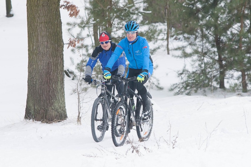 City Trail nad Zalewem Zemborzyckim. Zima ich nie wystraszyła [DUŻO ZDJĘĆ]               