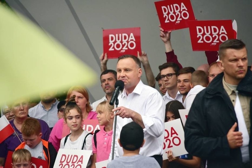Andrzej Duda w Kwidzynie, 29.06.2020 r.