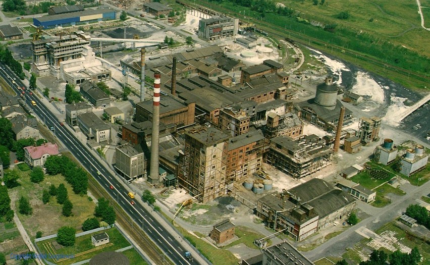 Nieczynna fabryka sody - 1991 rok