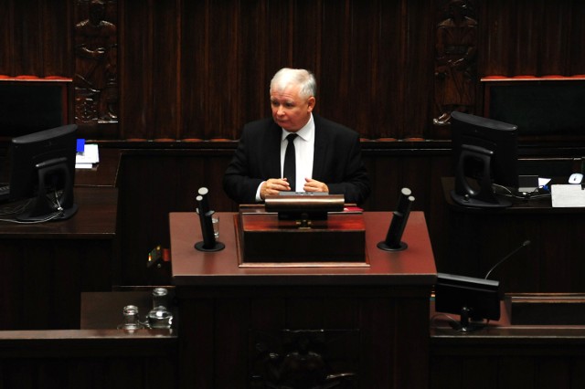 Jarosław Kaczyński w Sejmie RP