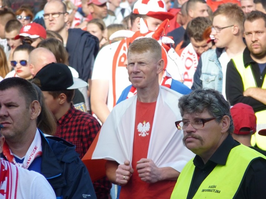 Euro 2016. Strefa kibica w Koszalinie. Mecz Polska - Ukraina