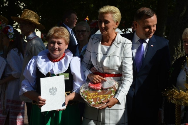 Dożynki Prezydenckie 2018 w Spale. Prezydent Andrzej Duda z małżonką gościli w Spale