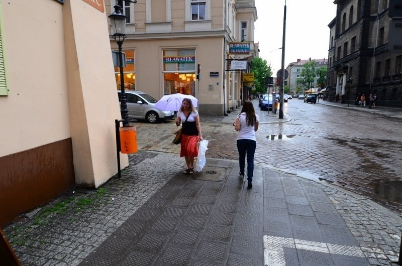 Ulewa przeszła przez Poznań już wczesnym popołudniem