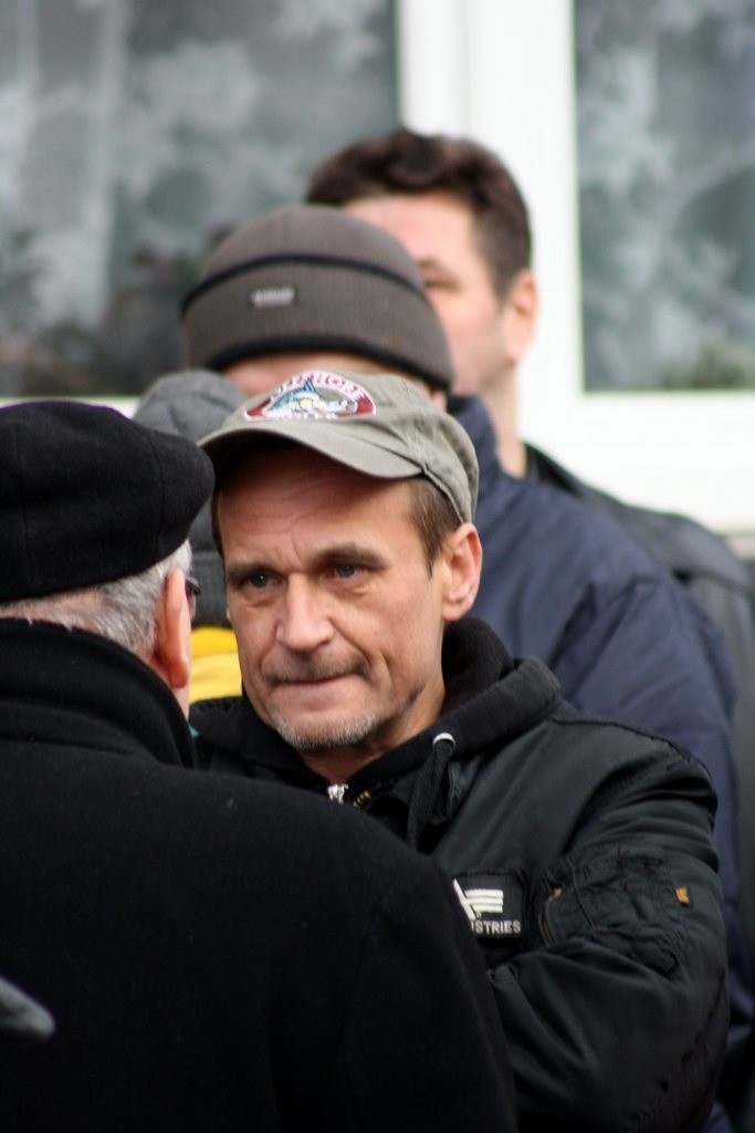 Paweł Kukiz na marszu w Sośnicy