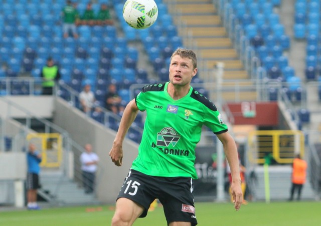 Grzegorz Bonin strzelił w ostatnim ligowym meczu dwie bramki