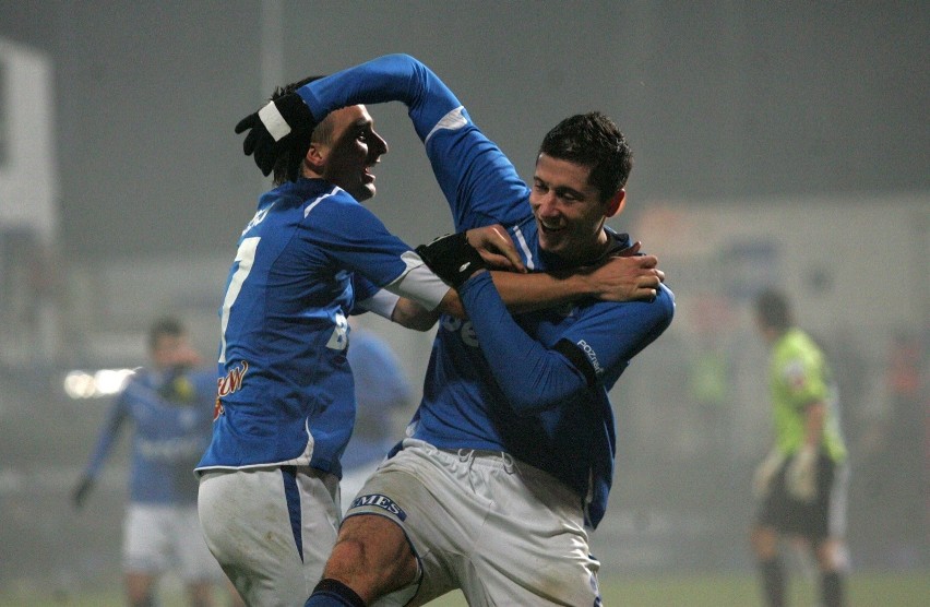 21.11.2009 wronki stadion ekstraklasa mecz kks lech poznan...