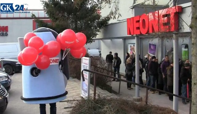 Nowy sklep sieci Neonet w Koszalinie.