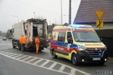 Pieszy wtargnął pod śmieciarkę. Został ukarany mandatem. Do zdarzenia doszło na ul. Tysiąclecia w Opolu