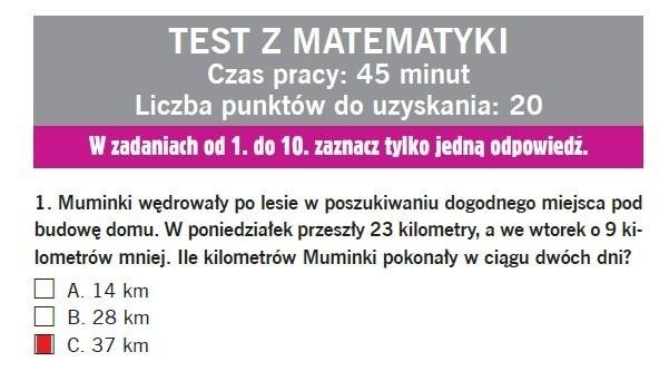 Sprawdzian trzecioklasisty 2014 z OPERONEM. ARKUSZE, PYTANIA i ODPOWIEDZI testu trzecioklasisty 2013