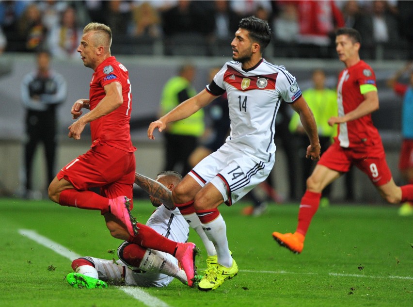Mecz Polska - Niemcy (1:3) w ramach eliminacji do EURO 2016