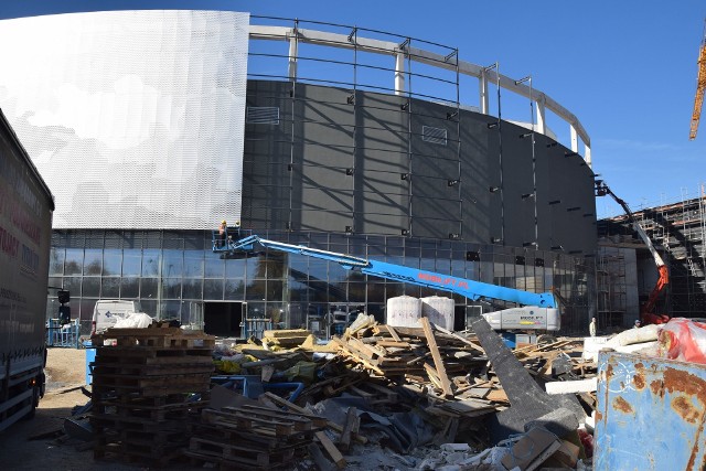 Tak wyglądał plac budowy hali widowiskowo-sportowej przy ulicy Struga 15 października 2018 roku. Już wiadomo, że obiekt ten nie będzie gościł tegorocznej fazy grupowej Klubowych Mistrzostw Świata w siatkówce.