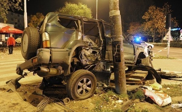 Śmiertelny wypadek na skrzyżowaniu Dąbrowskiego i Tatrzańskiej (aktual.,zdjęcia)