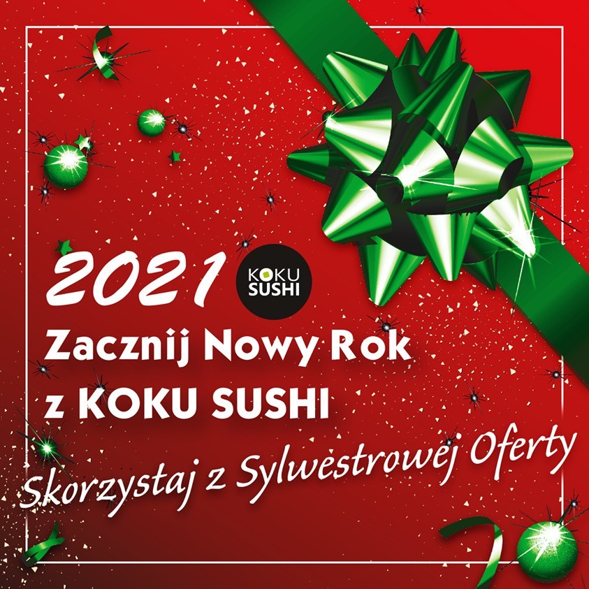 A może tak wielki zestaw sushi na sylwestra? Z taką...