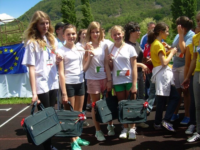 Radomscy gimnazjaliści wzięli udział w igrzyskach sportowych zorganizowanych we włoskim mieście Varallo.