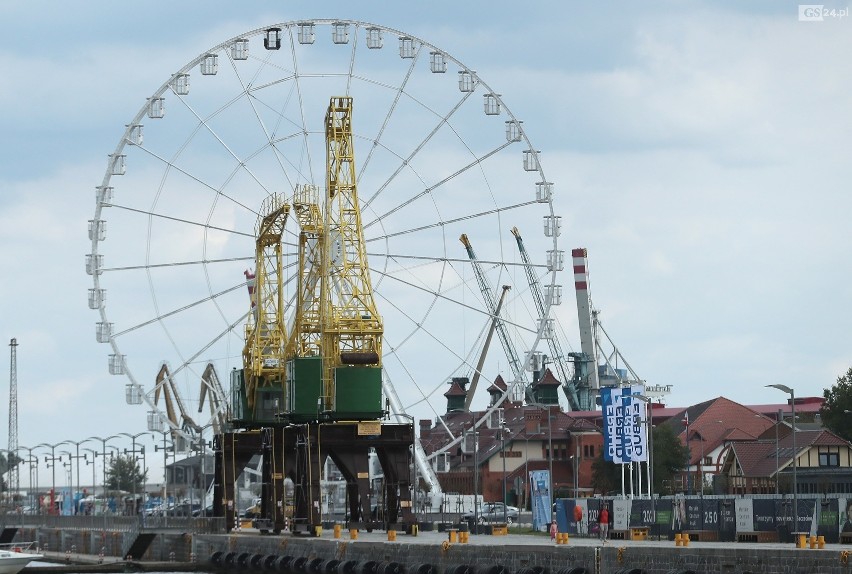 Wheel of Szczecin. Ostatnie dni z diabelskim młynem na Łasztowni [ZDJĘCIA]