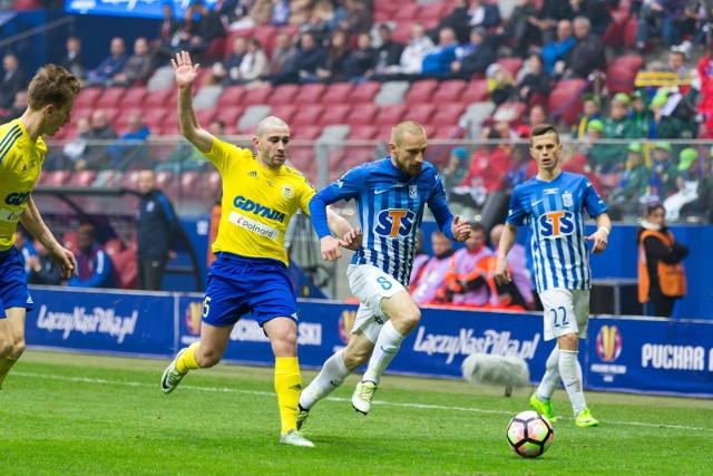 Luka Zarandia miał ważne gole dla Arki w poprzedniej i obecnej edycji rozgrywek Pucharu Polski