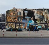 Największy mural w Częstochowie "Strażnik Czasu" będzie gotowy w lipcu. Autorem projektu jest malarz Tomasz Sętowski ZDJĘCIA