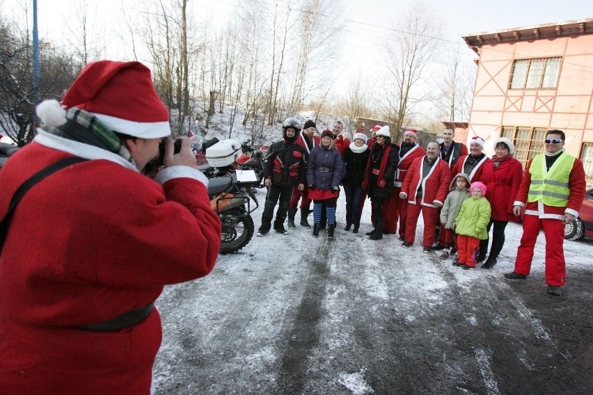 Mikołaje na motocyklach w Rudzie Śląskiej [ZOBACZ ZDJĘCIA]