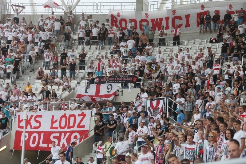 ŁKS-Pogoń Lwów 2:1. Przy al. Unii dawno nie było aż tylu kibiców