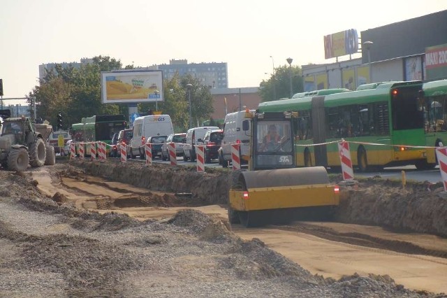 Aleje Solidarności w Poznaniu. Przebudowa potrwa do końca listopada