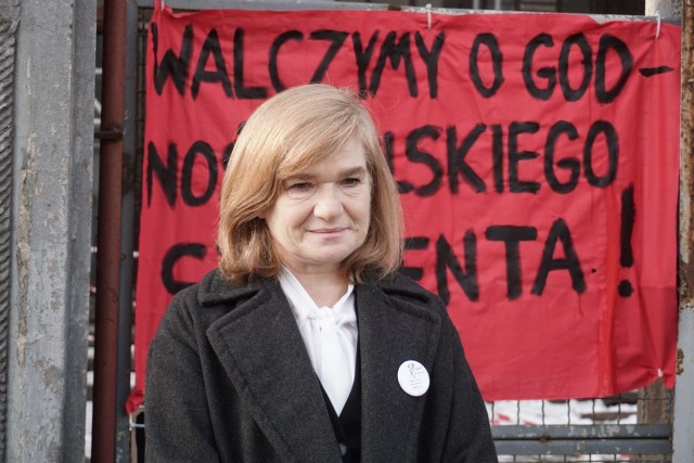 O obchodach 40-lecia strajku opowiadała w czwartek (21 stycznia) m.in. prof. Elżbieta Żądzińska, rektor Uniwersytetu Łódzkiego