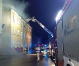 Pożar w centrum Słupska. Palił się budynek wielorodzinny
