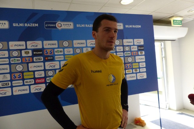 Filip Ivić ma nadzieję, że w sobotnim meczu z Rhein-Neckar Loewen pomoże drużynie udanymi interwencjami.