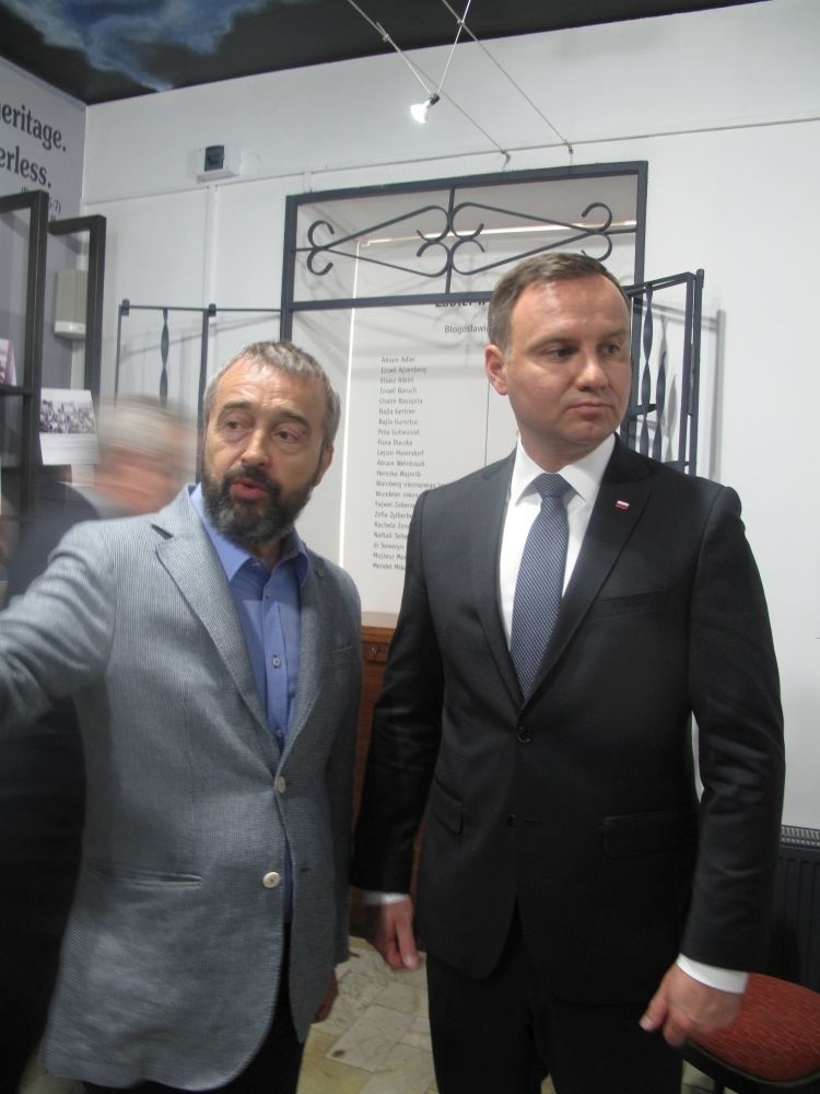 Prezydent Andrzej Duda zwiedził wystawę w Kielcach. Zobacz jego wpis 