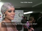 Półnaga Rihanna wzbudziła sensację podczas gali CFDA Fashion Awards [wideo]