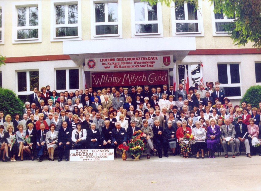 Zjazd Absolwentów w 1998 roku.