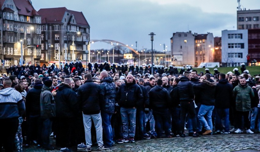 Kibice Legii Warszawa w Gdańsku, 9.12.2018