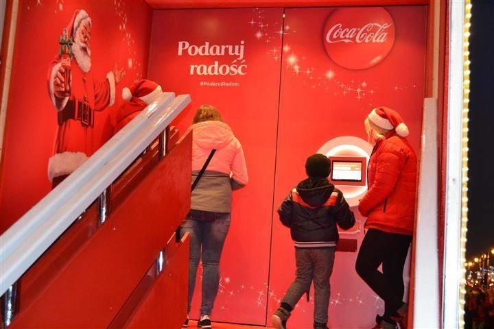 Ciężarówka Coca-Cola w Częstochowie