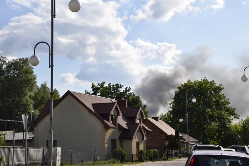 Pożar masarni w Chmielniku. Wielka akcja straży 