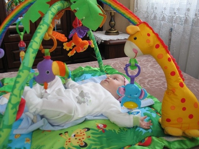 Ładnie wyposażona sala zabaw ma uprzejmnić pobyt dzieci w Wojewódzkim Szpitalu w Przemyślu.