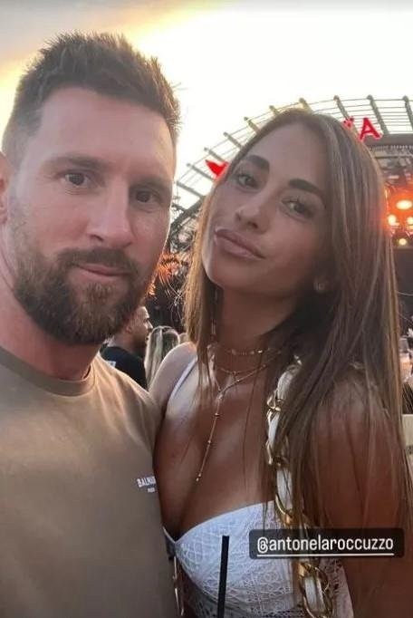 Lionel Messi z żoną Antonelą Roccuzzo