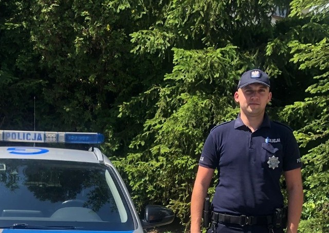 Policjant z powiatu krakowskiego sierżant Sylwester Majda w czasie wolnym od służby ujął nietrzeźwą kierującą